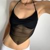 Chaleco de Yoga con Almohadillas en el Pecho para Mujer, Diseño de Espalda Cruzada de Malla Beauty, Comercio Exterior, Transfronterizo, Sudeste Asiático, Estilo Europeo y Americano