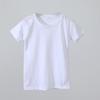 Camiseta de cuello redondo para niños, venta al por mayor, personalizada, para escuela primaria, ropa para niños de jardín de infantes, camiseta de algodón, camiseta publicitaria con logotipo