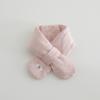 Luvas e Cachecol de Bebê Outono e Inverno Estilo Coreano Cor Lisa Luvas Mais Veludo Infantil Exterior Quente à Prova de Vento Cachecol