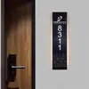 Letrero Luminoso Personalizado para Puerta, Letrero de Número de Habitación de Hotel, Letrero Electrónico para Puerta, Letrero de Acrílico para Puerta de Bed & Breakfast KTV
