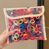 Elásticos de Cabelo Pequenos Infantis para Meninas, Faixas de Cabelo que Não Danificam o Cabelo, Cordas de Cabelo de Alta Elasticidade para Bebês