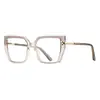 Gafas de Montura Grande Anti-Luz Azul 2267Tr Tirachinas Montura Óptica de Exportación Moda Internacional Versión Pasarela Espejo Plano para Mujer Tendencia