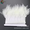 Nuevos Productos de Wen Ci Recomiendan Pendientes con Borde de Tela Blanca Rasgada de 4-6 Pulgadas Joyería Accesorios de Decoración para Posavasos Pelo de Gallo Rasgado a Mano