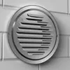 Capucha de Aire de Boca Plana de Acero Inoxidable Engrosada Cubierta de Ventilación de Pared Exterior Rejilla de Ventilación de Escape Tubo de Escape de Campana Extractora Rejilla de Ventilación