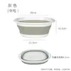 Lavabo plegable para uso en dormitorio, lavabo para estudiantes, cuenca plegable de plástico portátil para viajes, lavabo plegable para uso doméstico
