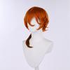 Zhongyuan también peluca de cosplay desordenada micro rizo 50CM alargada degradada cabello falso seda de alta temperatura cubierta para la cabeza