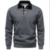 2026 Camisa Polo de Manga Larga Estampado Digital para Hombre Tallas Grandes Europeas y Americanas Manga Larga Exclusivamente para Sitios Independientes de Amazon