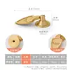 Novo Pingente Estilo Chinês Retrô Maçaneta de Gaveta de Latão Sólido, Puxador de Anel Dourado Antigo de Furo Único para Armário e Porta de Guarda-Roupa