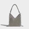 Moda europea y americana diseño de bolso para teléfono móvil sensación de cuentas bolso para mujer 2024 nuevo estilo cadena diagonal bolso pequeño nicho mini