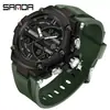 Reloj Táctico Marca Sanda Precio Especial Liquidación Reloj Electrónico Estudiante Multifunción Cronometraje Deportivo Impermeable