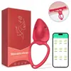 Amazon Baotim Anillo Vibratorio de Bloqueo Masturbador Control Remoto por APP Portátil Productos para Mujeres Transfronterizos Dropshipping Silicona
