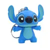 Llavero de Stitch LED sonido luminoso ILOVEYOU caricatura creativa regalo pequeño colgante de bolsa de pareja