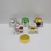 Botella de Crema Acrílica 5G Botella de Muestra de Cristal Botella Dividida para Uñas Botella de Plástico para Esmalte de Uñas Botella de Plástico para Fototerapia Botella de Crema