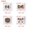 Nuevo Estilo Color Dorado Antiguo Galvanizado Conservación del Color Lazo Accesorios para Joyería Al por Mayor DIY Piezas de Joyería de Aleación Accesorios para el Cabello Materiales para Pasadores