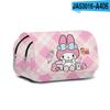 Estuche para Lápices Plegable de Gran Capacidad de Doble Capa con Estampado Perimetral Nuevo Sanrio Meruti Estuche de Papelería para Niños