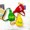 Bolsa de peito infantil, bolsa mensageiro estilo coreano, casual, combinando com todas as meninas, bolsa de cintura, bolsa de ombro para bebês