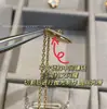 Collar con Amuleto V-Gold de Alta Calidad Bañado en Oro Rosa de 18K, Perla Blanca, Colgante de Ágata Roja, Cadena para Clavícula con Cierre de Seguridad