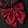 Fábrica en nombre del paquete postventa rojo tres uniforme jk traje de marinero jk escolar para el sentido del traje jk falda jk falda plisada genuina