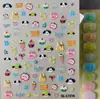 Pegatinas de cachorro lindo en relieve en stock, pegatinas creativas de grafiti de animales de dibujos animados impermeables tridimensionales para decoración de uñas, modelo SL