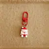 Nuevo llavero colgante de dibujos animados navideños, linda decoración para bolsa de Papá Noel, accesorio para mochila, regalo de Navidad