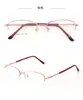 Novos Armações de Óculos Retrô Elegantes de Meio Aro Não Magnéticas Tendência Feminina Estilo Ins Xiaohongshu Disponíveis para Grau Atacado