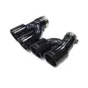 Adecuado para la nueva serie 5 de BMW 525530G30G38 modificación de tubo de escape cuatro salidas garganta de escape titanio negro boca grande MP