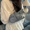 Bolso Elegante de Un Solo Hombro Color Sólido con Hebilla Retro Verano Transfronterizo Nueva Moda Remache Gran Capacidad Casual Bolso de Axila