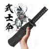 Paraguas de Doble Uso con Mango Largo para Sol o Lluvia, A prueba de Viento, Paraguas Grande Reforzado Estilo Espada, Mango de Espada Personalizado para Hombre, Anime Unisex