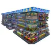 Armários de Ilha Personalizados, Expositores de Doces para Supermercados, Prateleiras Promocionais para Lojas de Conveniência de Lanches, Expositores de Doces para Venda Transfronteiriça