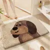 Nuevo Producto Caliente de Venta Ropa de Dormir Resistente al Desgaste Resistente a la Suciedad Suave Agradable al Tacto Imitación Cachemira Felpudo de Piso Baño Absorbente de Agua Antideslizante Secado Rápido Felpudo de Piso