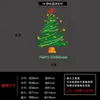 Adesivos de decoração de Natal estilo ins para vitrines de vidro, adesivos eletrostáticos de PVC para árvores de Natal, adesivos de porta, decorações de janela
