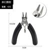Modelo DIY pinzas pequeñas para joyería pinzas manuales para manualidades pinzas de pipeta sin dientes Herramienta de palma mini pinzas