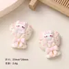 Dibujos animados DIY Accesorios de resina Ramo Gato pequeño Pegamento de crema Hecho a mano Pinza para el pelo Funda para teléfono móvil Hebilla de zapato Accesorios