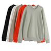 Sudadera Nueva de Algodón Puro Primavera y Otoño Manga Larga Sudadera de Marca de Moda Ins Estilo Coreano Color Sólido Sudadera Deportiva Venta al por Mayor Versátil