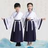 Uniformes Escolares Chineses Infantis, Trajes Antigos, Dinastia Han, Meninas e Meninos, Sutra dos Três Caracteres, Regras dos Discípulos, Cerimônia de Abertura, Livros de Apresentação, Trajes de Apresentação Infantil
