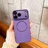Aplicable a iPhone 18 Pro Max Funda de Teléfono Magnética con Anillo Fino de Tacto Suave para Apple 17 Cobertura Total de Lente Funda Protectora Anti-caídas