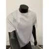 Marca de Moda de Verano Color Sólido Básico Empalmado Camiseta de Manga Corta para Hombre, Holgada Ins Americana Versátil Top para Parejas
