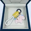 Fique Rico Imediatamente Pingente de Chaveiro de Couro de Vaca Feito à Mão para Carro Lanyard Elegante Simples Exquisito para Casais Masculinos e Femininos