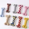 Brinquedo de Corda para Filhote de Cachorro Resistente à Mordida Dentes de Filhote Golden Retriever Moagem e Limpeza Treinamento Educacional Bola de Brinquedo Interativa Suprimentos