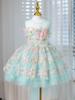 Vestido de Dama de Honor para Niñas 2026 Nuevo Vestido de Dama de Boda para Niña Pequeña Vestido de Princesa para Niños Falda Corta Abombada Venta al por Mayor