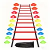 Escalera de Agilidad Mariposa Multifuncional Escalera de Rayuela Plegable Obstáculo de Rayuela Equipo de Entrenamiento Físico para Niños Escalera de Cuerda Suave