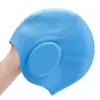 Gorro de Natación Mujer Impermeable Cabeza Plus Grande Cabello Largo Especial Cómodo Protectores de Oído de Silicona Gorro de Natación para Adultos Cabeza Grande para Hombre