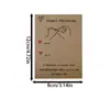 Venta caliente transfronteriza retro papel kraft creativo rosa pulsera de compromiso expositor de pulseras de cartón embalaje venta al por mayor