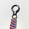 Cuerda de Paraguas Trenzada Lanyard Llavero Largo Cuerda de Mano Anti-pérdida Anillo Abierto Colgante Rápido Mochila