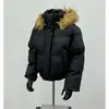 Jaqueta Parka de Algodão Grossa Quente de Inverno Masculina com Corte Solto e Gola de Pelo, Estilo Retro Casual Japonês Tendência