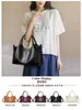 Bolsa Tote Versátil de Couro Macio de Alta Qualidade para o Dia a Dia Bolsa de Mão Transfronteiriça Feminina Bolsa de Ombro Único Transversal Novo Estilo Feminino
