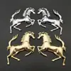 Pegatinas Personalizadas para Coche Pegatinas 3D para Carrocería Logo Metálico para Coche Logo Lateral Logo Trasero Logo de Caballo Modificación Accesorios de Animales Pegatinas Modificación de Moda
