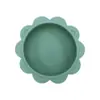 Tigela de Silicone Grau Alimentício Leãozinho, Não Tóxica, Inodora, Resistente a Altas e Baixas Temperaturas, Ventosa para Micro-ondas, Talheres Anti-Deslocamento para Bebê