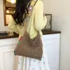2025 Hueco Estilo Occidental Popular Línea Gruesa Trenzado Verano Nuevo Estilo Casual Estilo Occidental Fresco Dulce Moda Bolso Cruzado de Hombro
