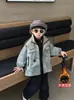 Conjunto de chaqueta acolchada de camuflaje de invierno para niños, estilo coreano, atuendo deportivo y elegante de dos piezas para niños, adecuado tanto para niños pequeños como mayores, calidad de exportación